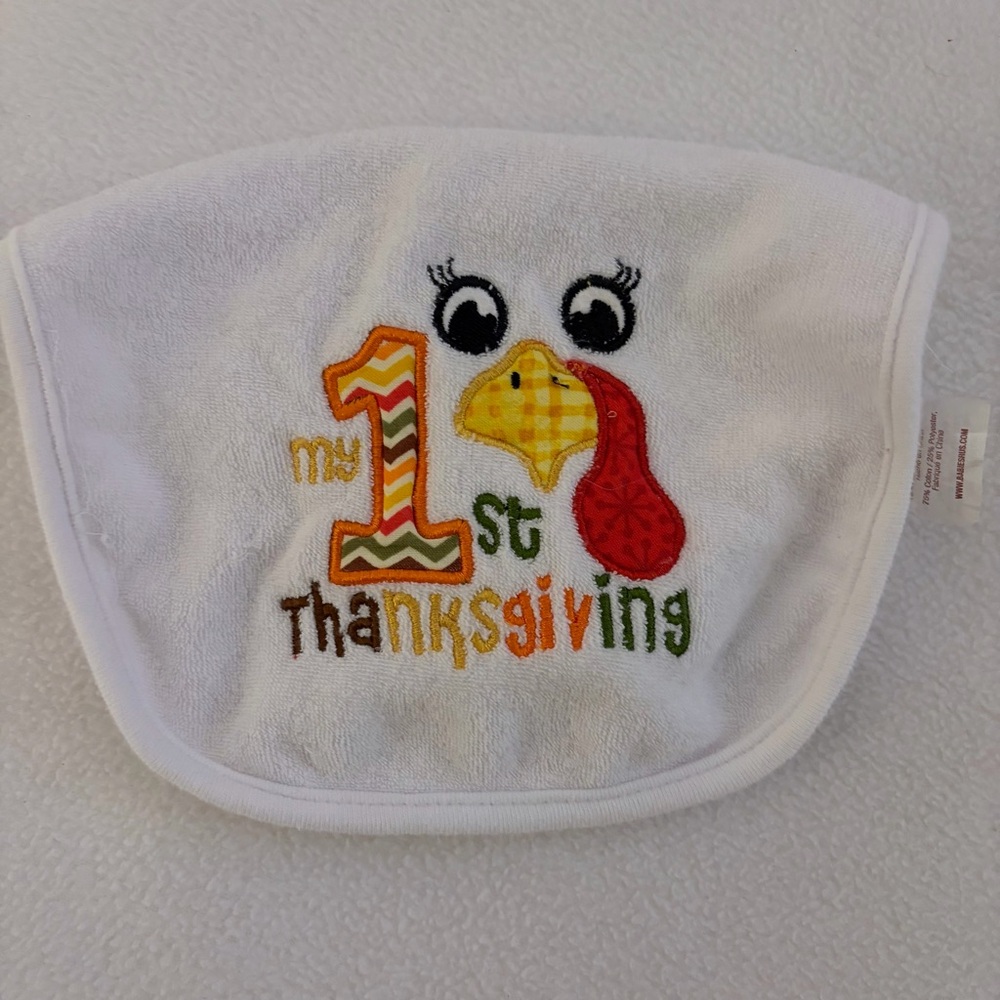 🎈5/$5 My 1st Thanksgiving Bib